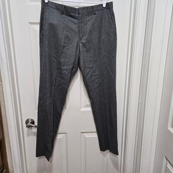 J.Crew Ludlow Slim Gray Dress Pants Men’s W34 L32 Modern Fit - Picture 7 of 8